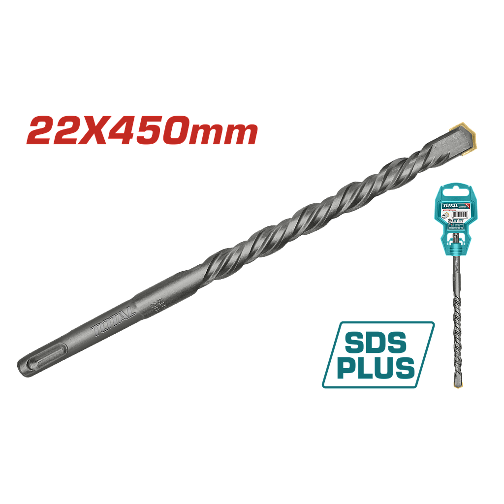 ريش خرسانة SDS-Plus - Ø22x450mm