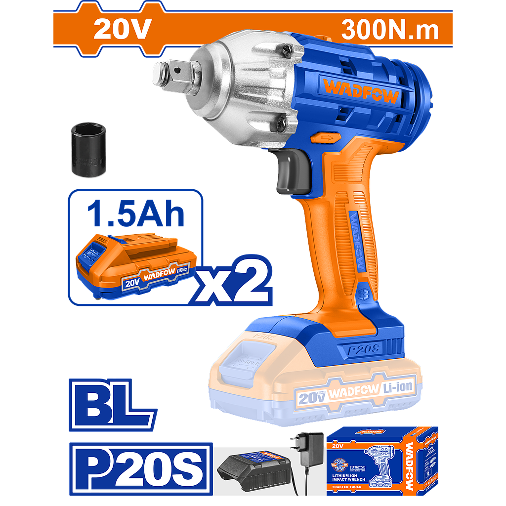 مفتاح صدم 20V - 300N.m