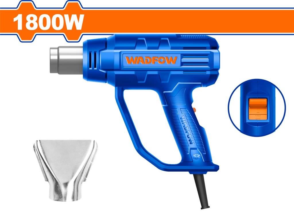 WDF - WHG1514 - Pistolet Thermique 1800W - 480°C/560°C