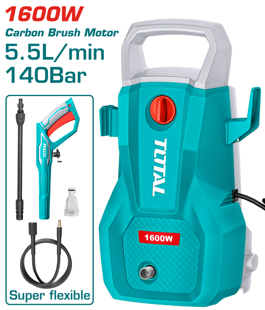 TOTAL -TGT11336 - Laveuse à pression 1600W - 140bar