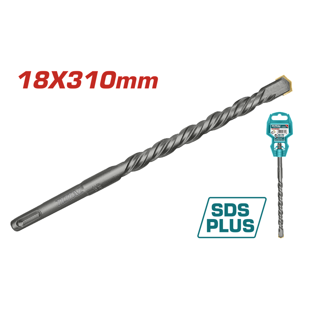 TOTAL - TAC311803 - Foret à béton sds plus - Ø18×310mm