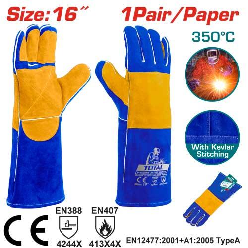 TOTAL - TSP15216 - Gants de soudage
