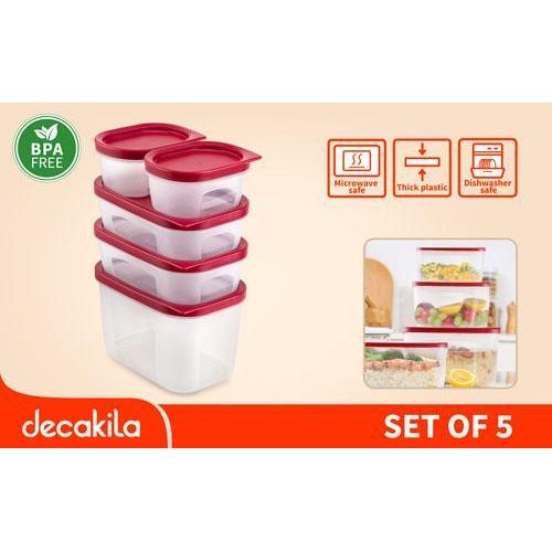 DECAKILA - KMTT119R - food container set
