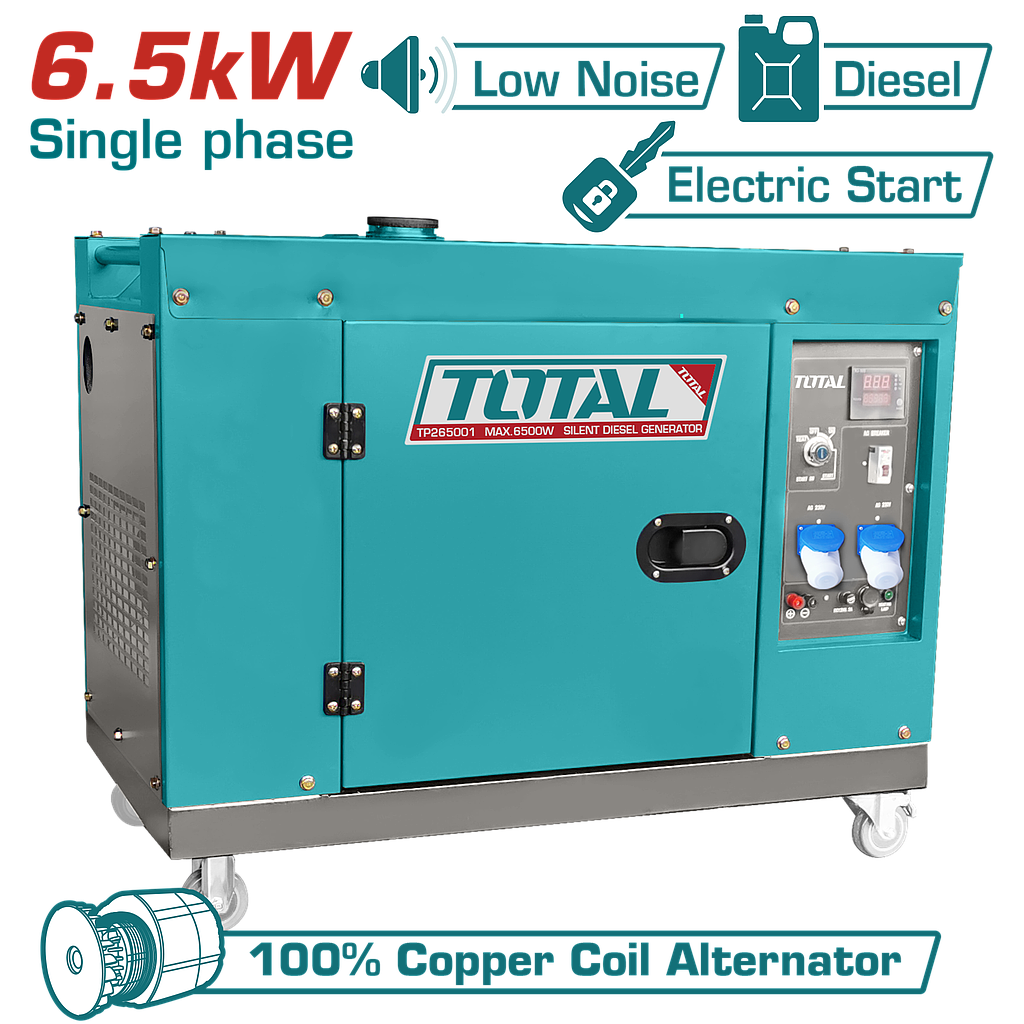 مولد ديزل كاتم للصوت 6.5kW