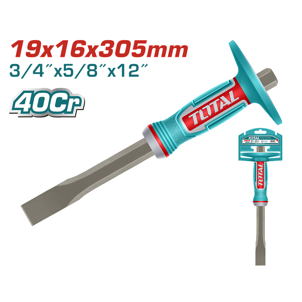 TOTAL - THT4531916 - Burin plat 19x16x305mm