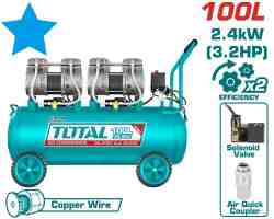 ضاغط هواء 100L 2×1200W (3.2HP)