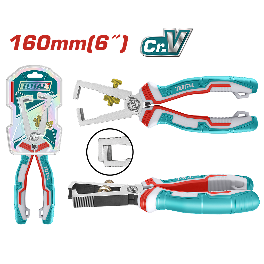 TOTAL - THT25616 - Pince à dénuder 6"