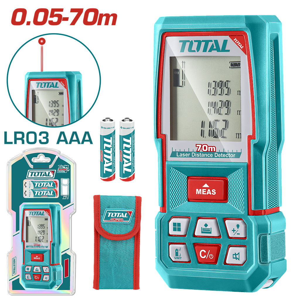 TOTAL - TMT57026 - Telemetres Laser 0.05-70m