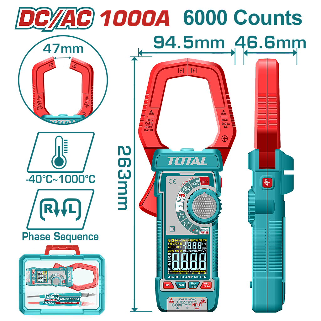 كلامب ميتر DC/AC