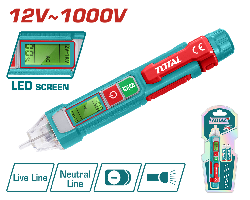 TOTAL -  THT210003 - Détecteur de tension AC