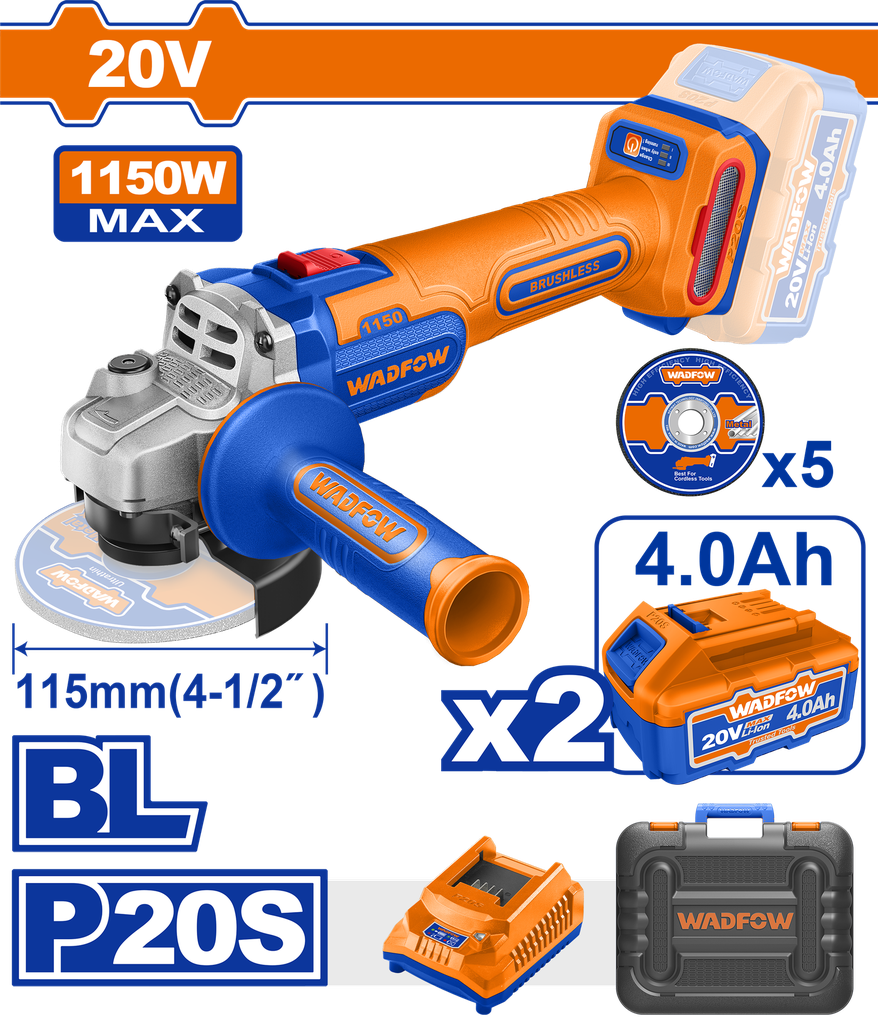 WDF - WLAPB522 - Meuleuse d'angle 20V