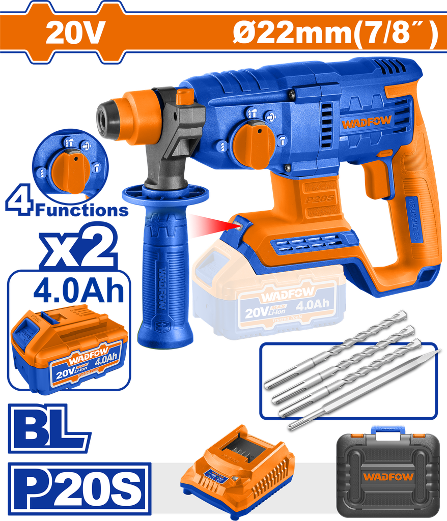 WDF - WLM15225 - Perforateur sans fil Ø22mm