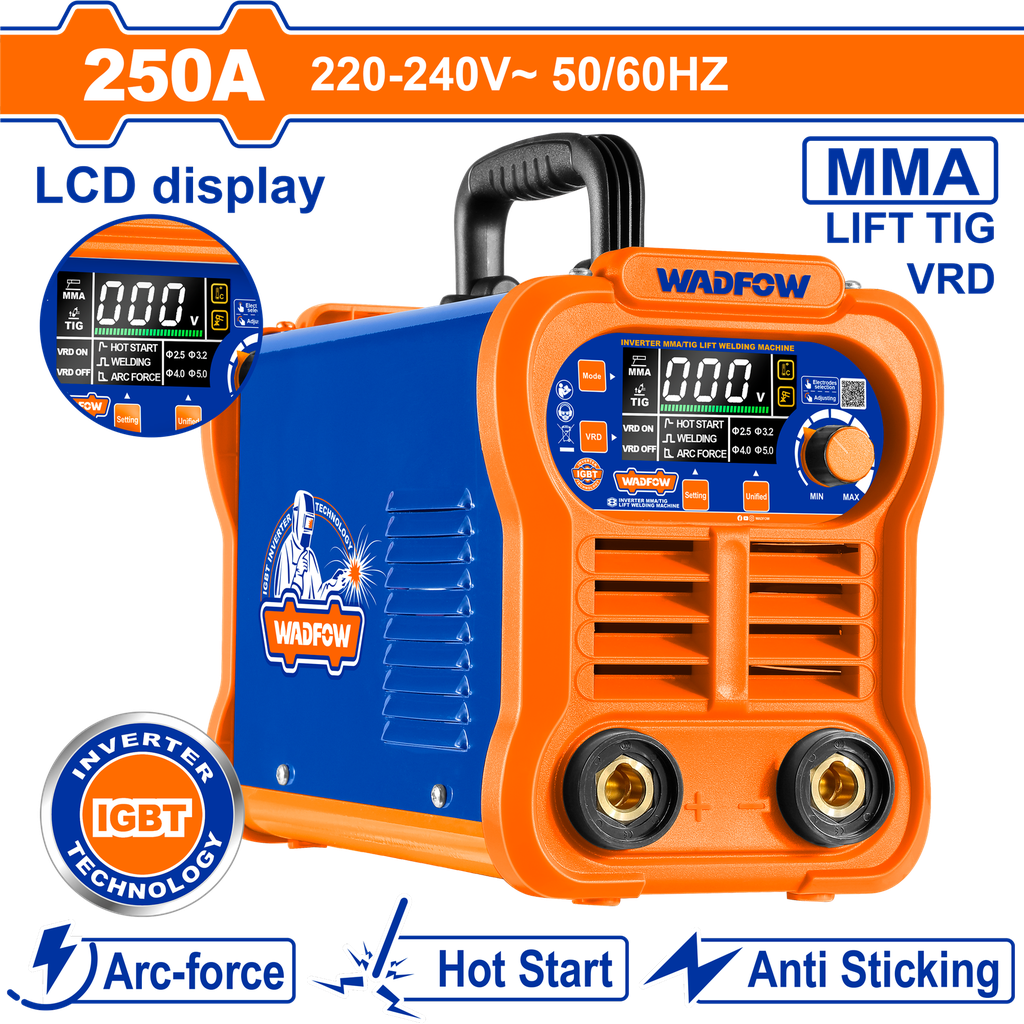 WDF - WWD32501 - Poste à Souder inverter MMA 250A@60%