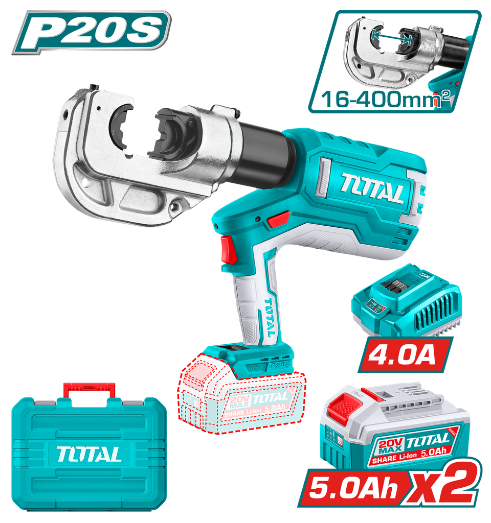 TOTAL - TCTLI2005 - Sertisseuse sans fil 20V