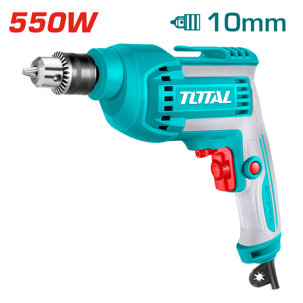 TOTAL - TD55108 - Perceuse sans percussion 550W - Ø10mm