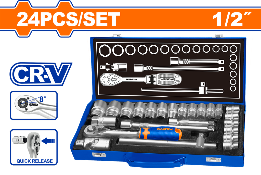 WDF - WST2L24 - Mallette à outils 24 pcs