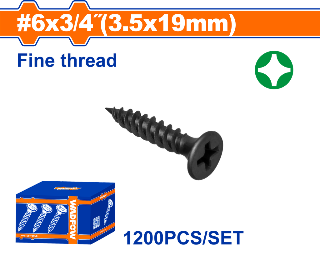 WDF - WXS2511 - Vis pour cloison sèche 3.5x19mm