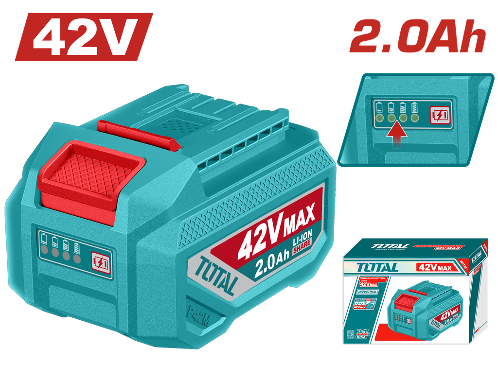TOTAL - TFBLI42201 - Batterie 42V 2.0Ah