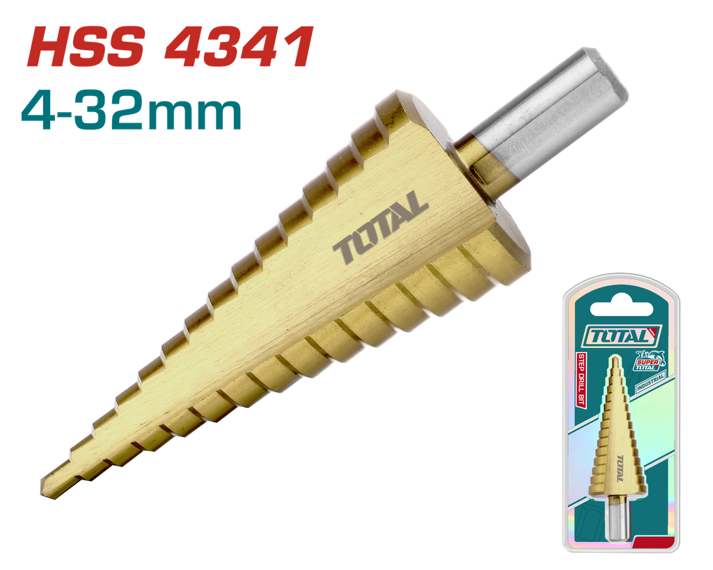 TOTAL - TAC43201 - Foret étagé Ø4-32mm