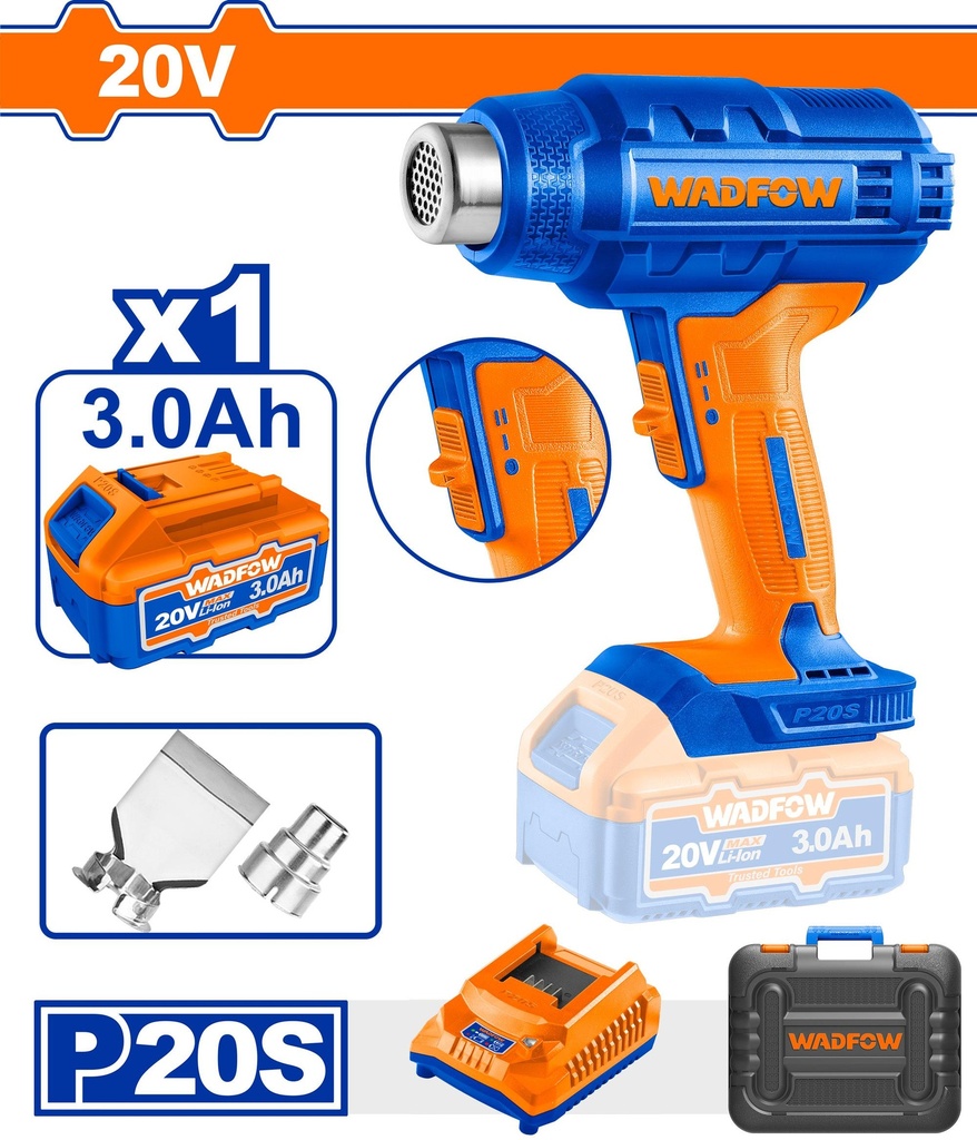 WDF - WKH1B012 - Pistolet thermique 20V