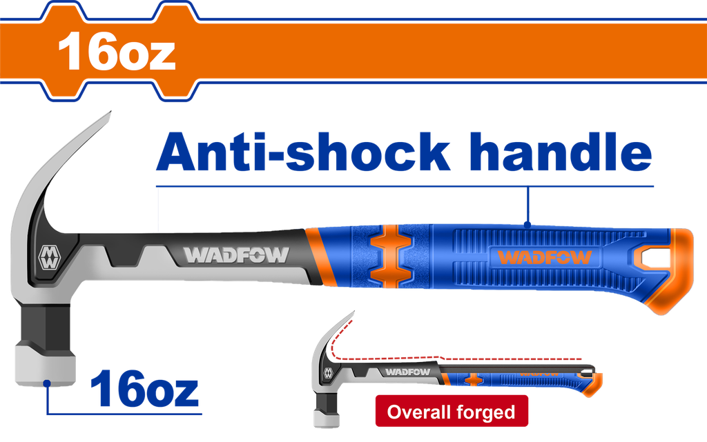 WDF - WHM8316 - Marteau arrache clou 16oz