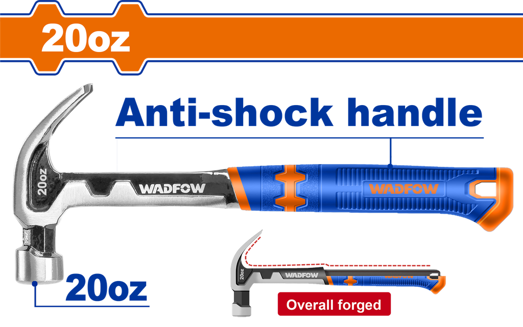 WDF - WHM8320 - Marteau arrache clou 20oz