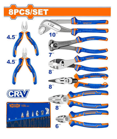 WDF - WPS1M08 - Jeu de pince 8 pcs