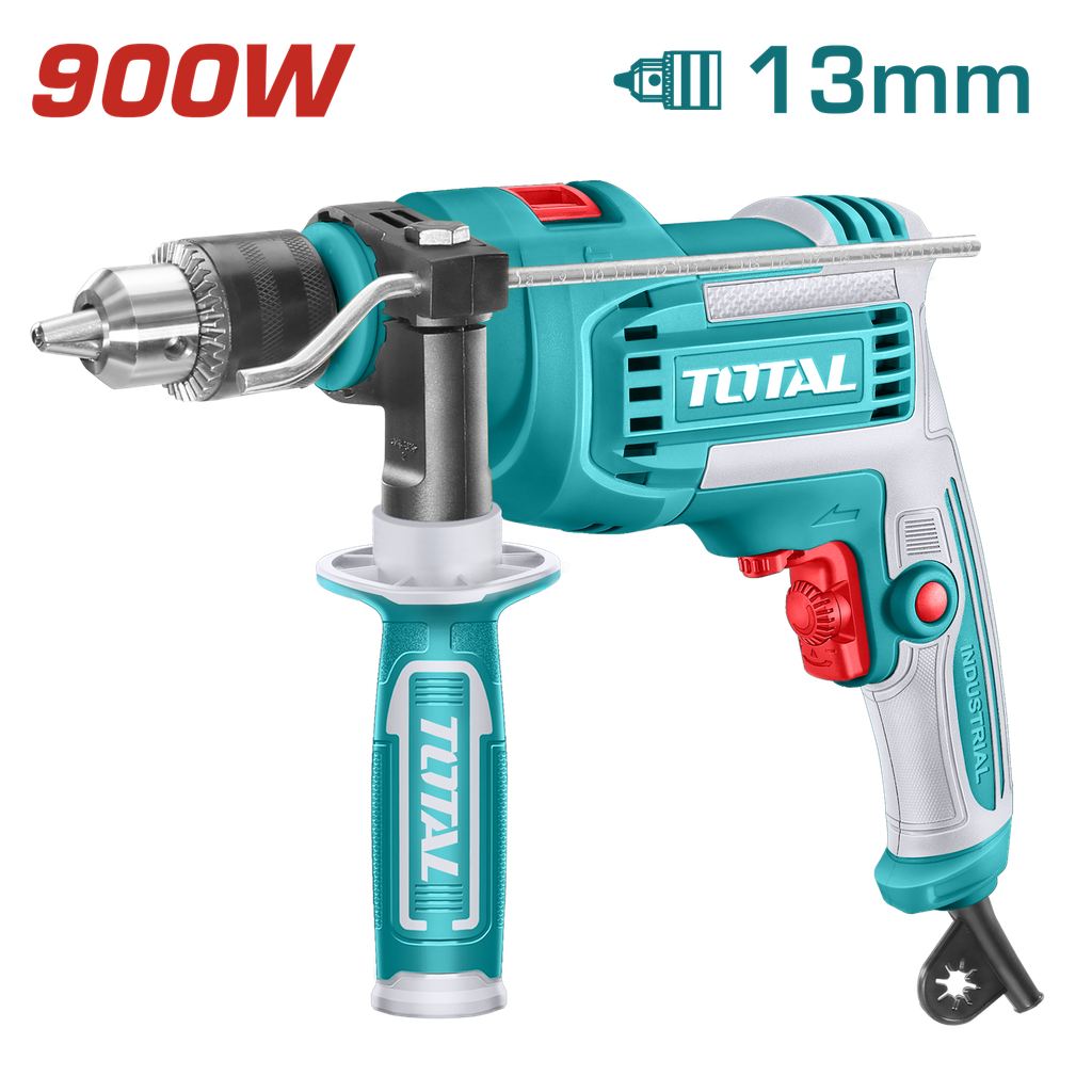 TOTAL - TG1091366 - Perceuse à percussion 900W - Ø13mm