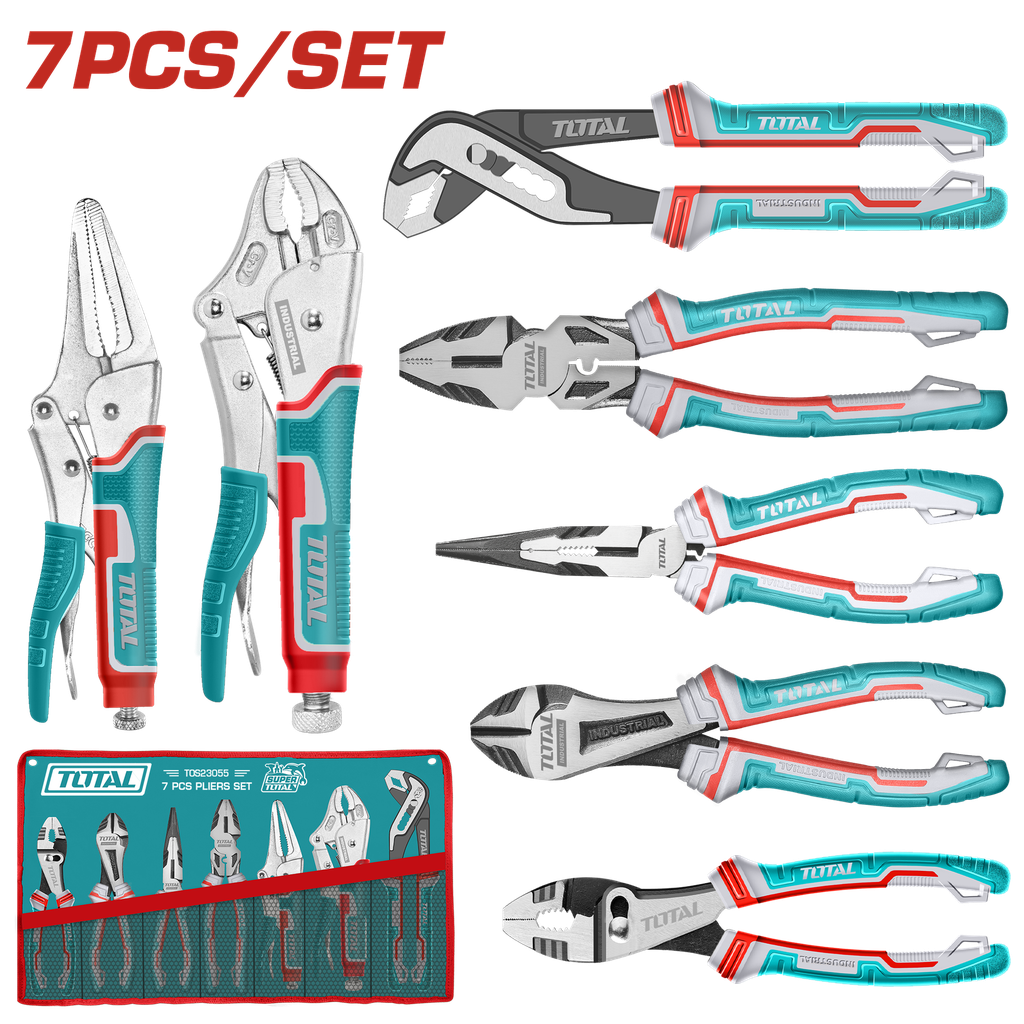TOTAL - TOS23055 - Jeu de 7 pinces