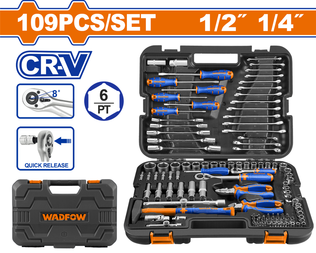 WDF - WHS2109 - Mallette à outils 109 pcs