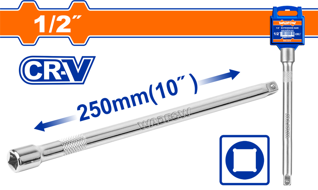 WDF - WSC3210 - Rallonge pour clés à douille 1/2" 250mm