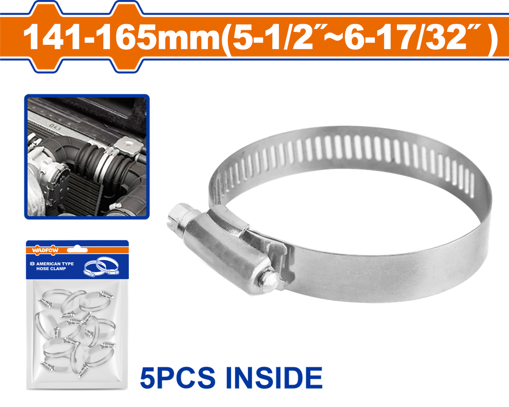 WDF - WHU2920 - Collier de serrage 141-165mm