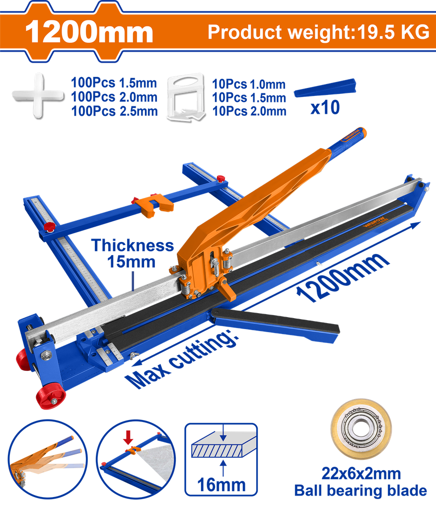 WDF - WTR1201 - Coupe carreaux 1200mm