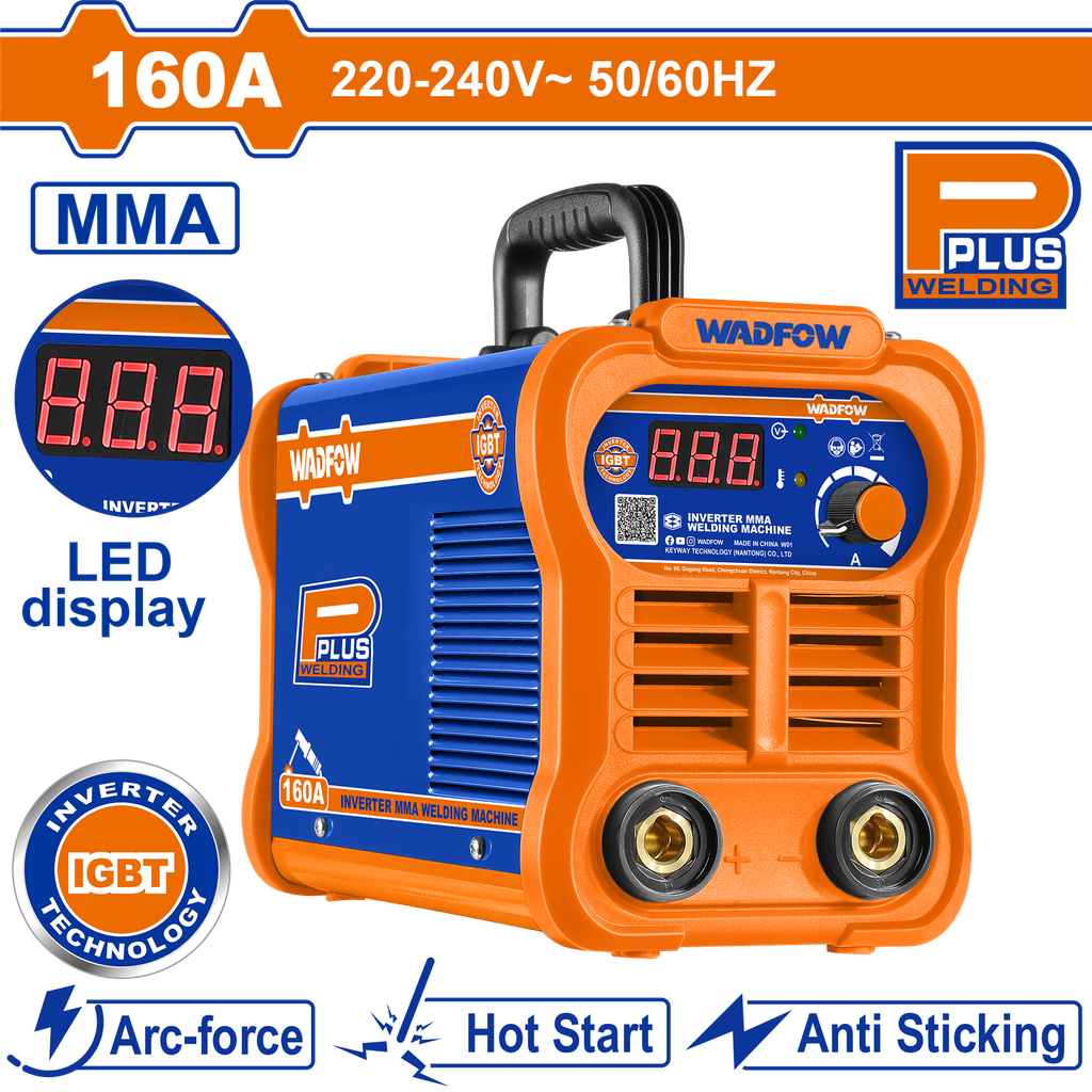 WDF - WWD21601 - Poste à Souder inverter MMA - 160A@45%