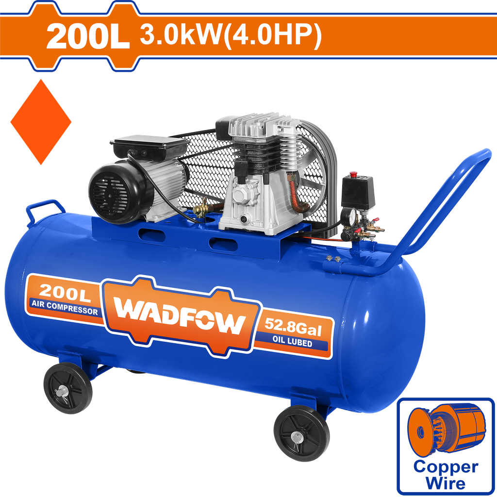 WDF - WAP4R22 - Compresseur d'air 200L 3.0kW