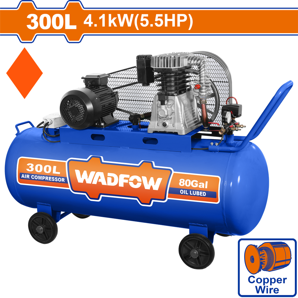 WDF - WAP4R33 - Compresseur d'air 300L 4.1kW 380V