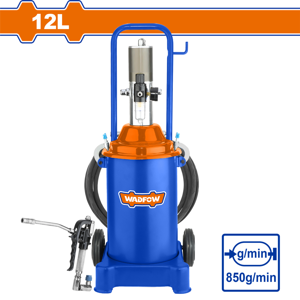 WDF - WAL1A12 - Pompe à graisse pneumatique 12L 6-8bar