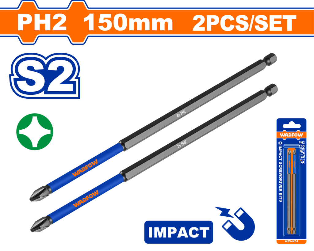 WDF - WSV4K64 - Embout visseuse á choc PH2 150mm