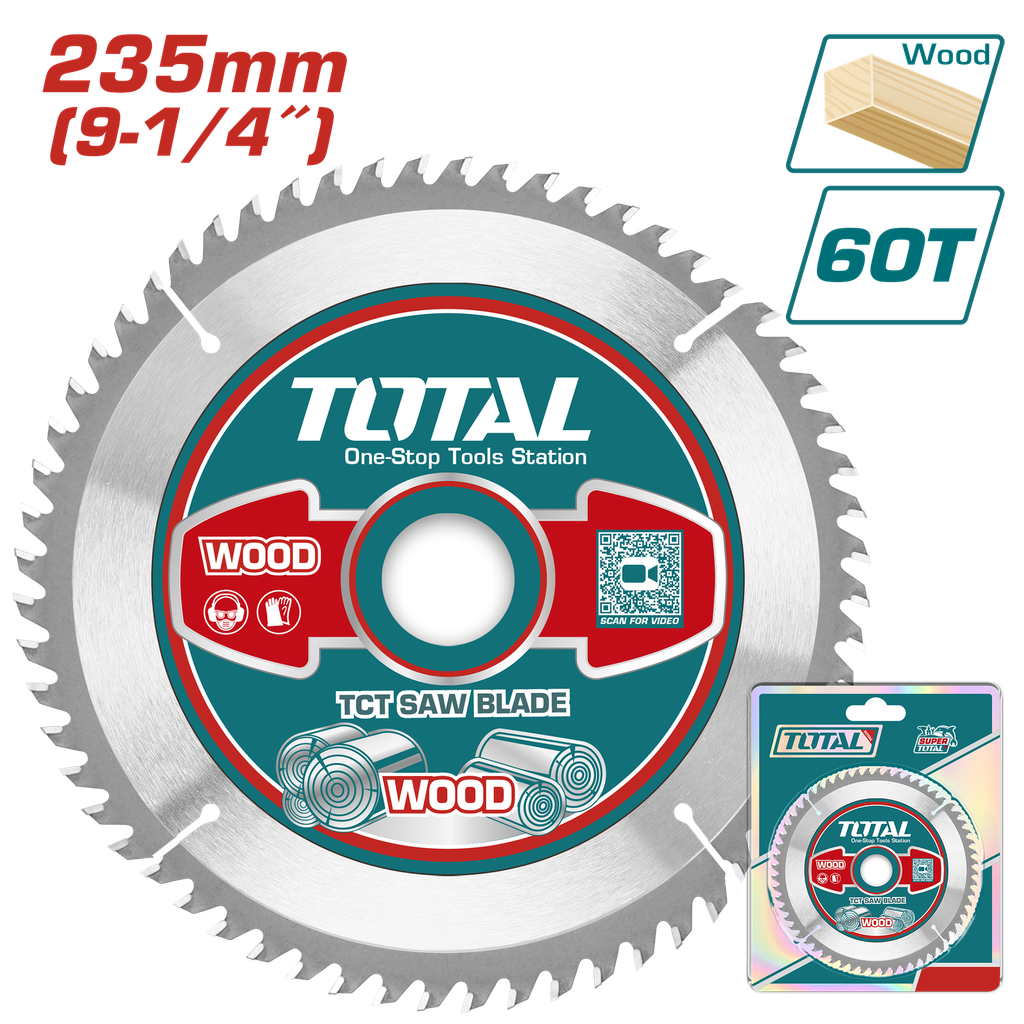 TOTAL - TAC231623 - Disque bois Ø235mm