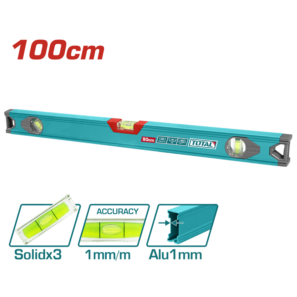TOTAL - TMT210016 - Niveau à bulle 100cm