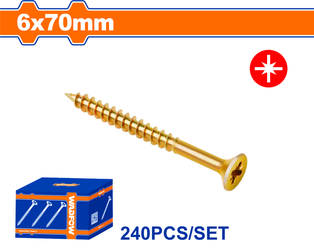 برغي 6x70مم