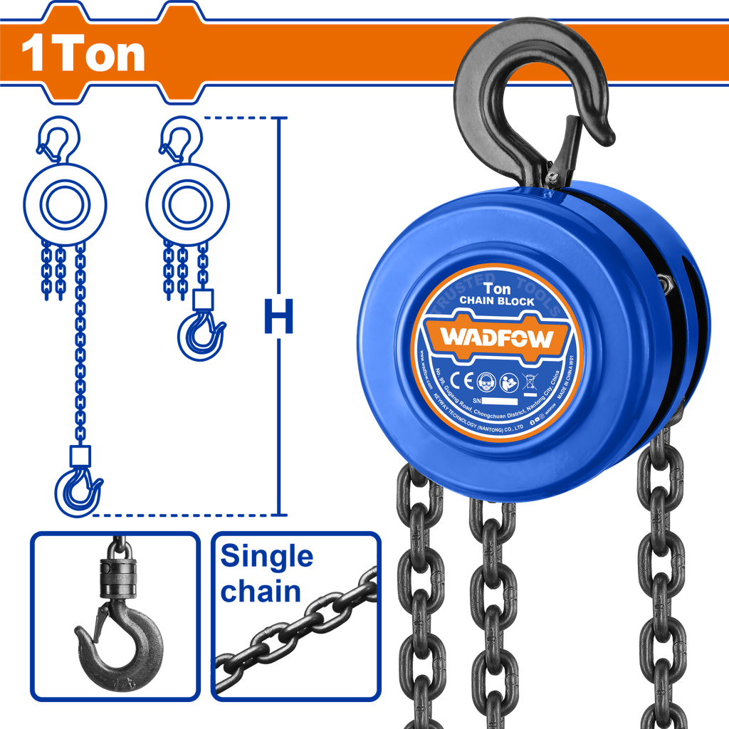 WDF - WCK2581 - Bloc chaine 1T