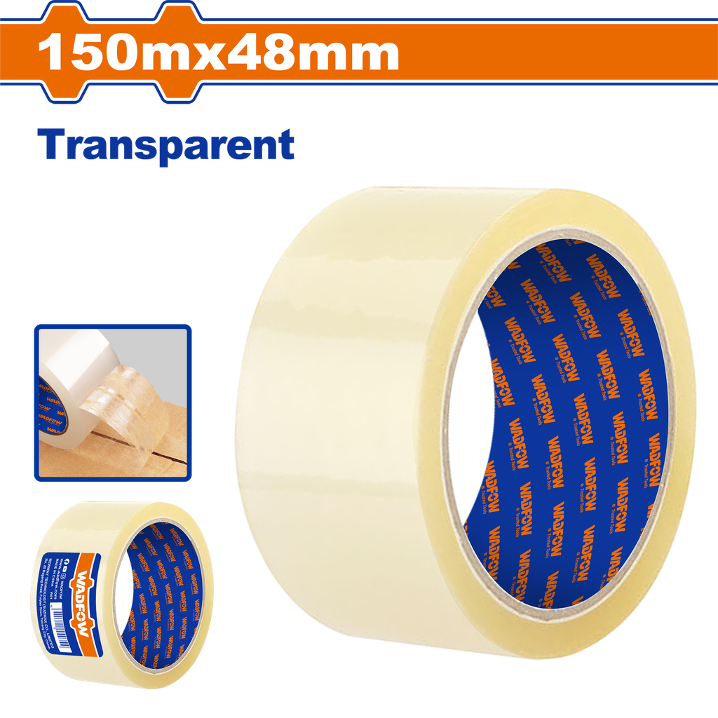 WDF - WPN1H51 - Ruban d'emballage transparent - 150mx48mm