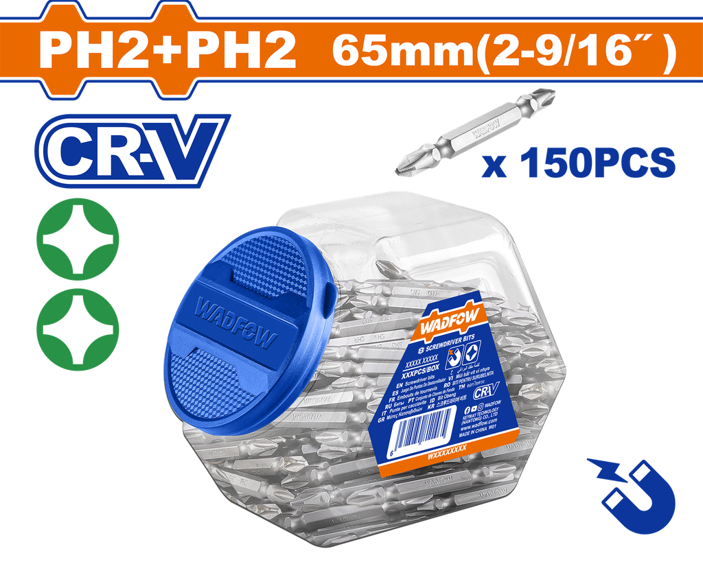 لقم مفك PH2 150 قطعة