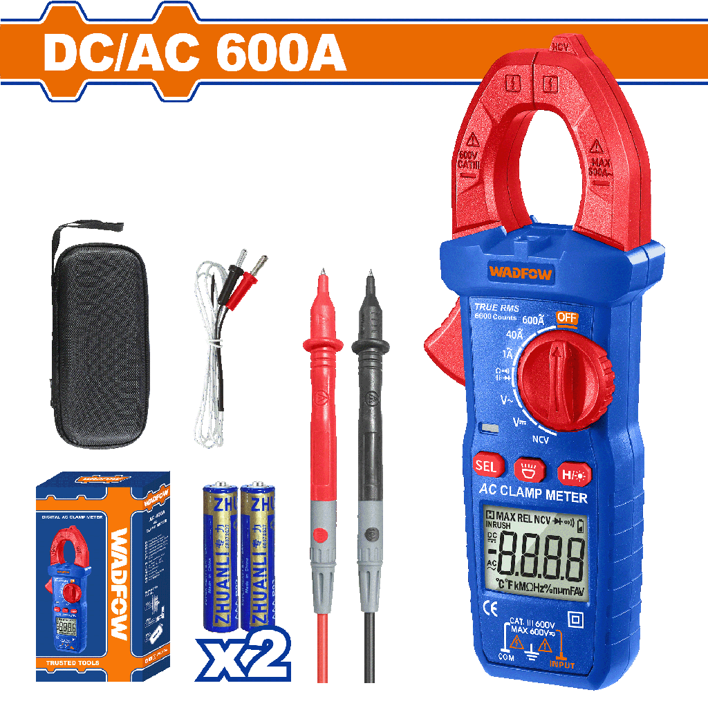 WDF - WDM8202 - Pince amperemetrique 200A DC/AC