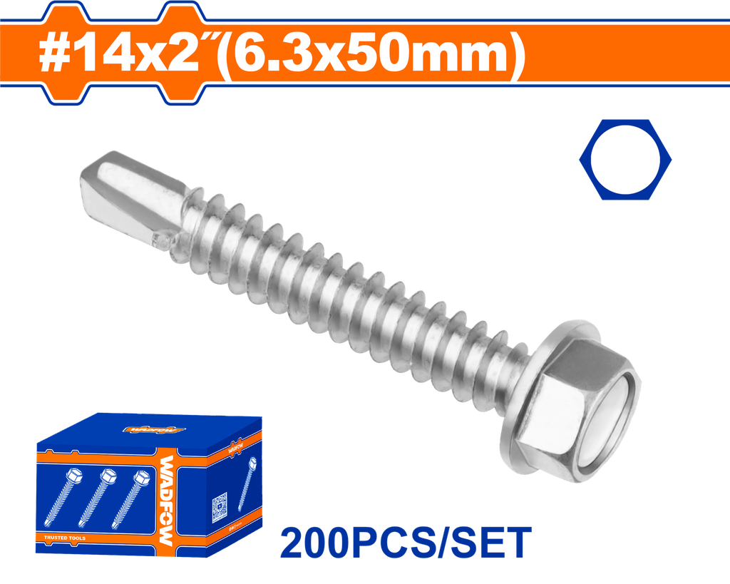 WDF - WXS8515 - Vis autoperceuse 6.3x50mm