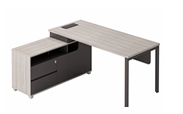 LIDO Bureau  1600X1550X750-Gauche-Chene