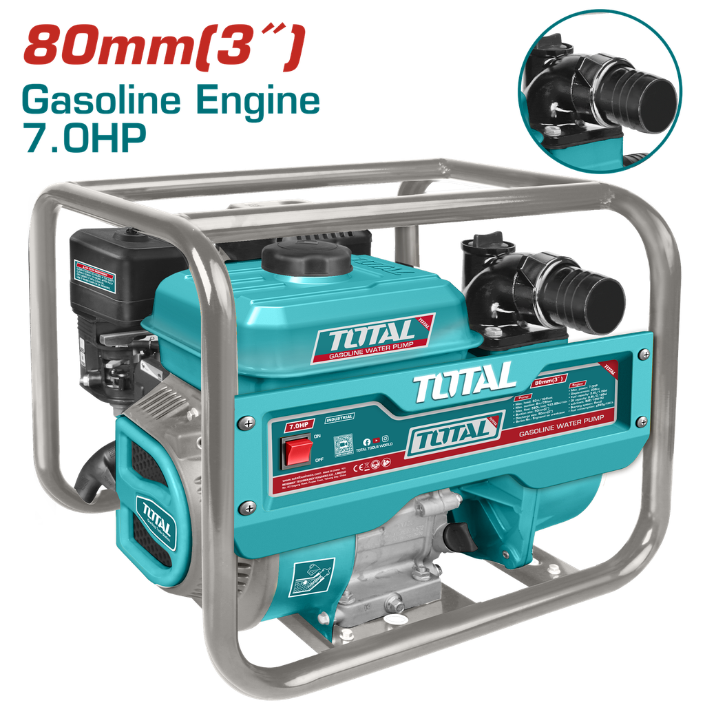 TOTAL - TP3306 - Motopompe 3" essence 1000l/min, 32m