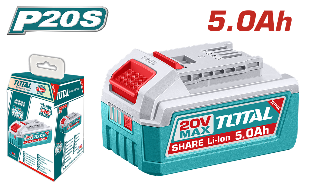 TOTAL - TFBLI20531 - Batterie Lithium 20V - 5.0Ah