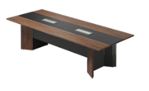 MAXIM Table de reunion 3000X1200X750 Noyer-Gris